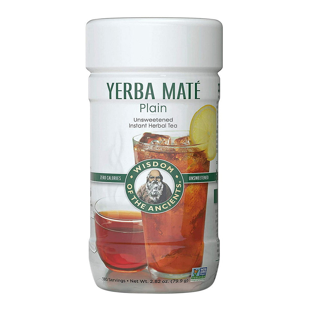 Wisdom Of The Ancients Yerba Mate Instant Tea, Unsweetened, 2.82 Oz